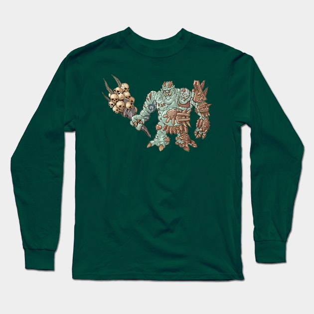 creepy orc Long Sleeve T-Shirt by thaadox